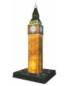 PUZZ. 3D BIG BEN LUMINEUX  Pièces pliables. Des LED l'illumineront ...