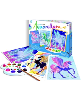 AQUARELLUM PEGASES  L'art est un jeu d'enfant ! Quelques gouttes de...