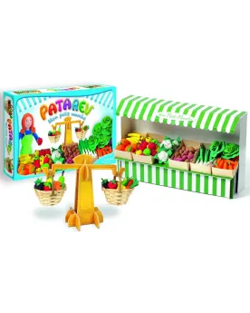 PATAREV PETIT MARCHE  Fabrique ton étal de marché. 7 pots de pâte à...