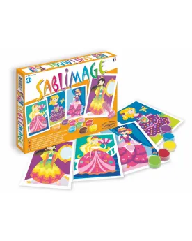 SABLIMAGE PRINCESSE  Réalise de jolis tableaux en saupoudrant de sa...