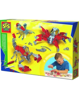 CONSTRUCTION METAL INSECTES  Des outils, des pièces en métal et en ...