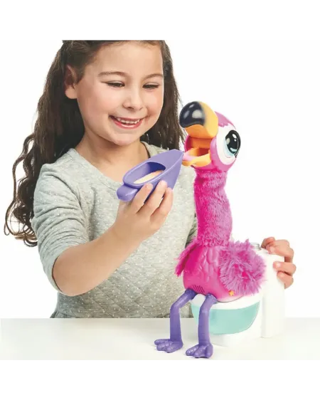 GOTTA GO FLAMINGO Interactif, il parle, chante, danse, mange et fai...