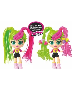CURLI GIRLS KELLI  15 cm. Des cheveux à la technologie inédite : Ti...