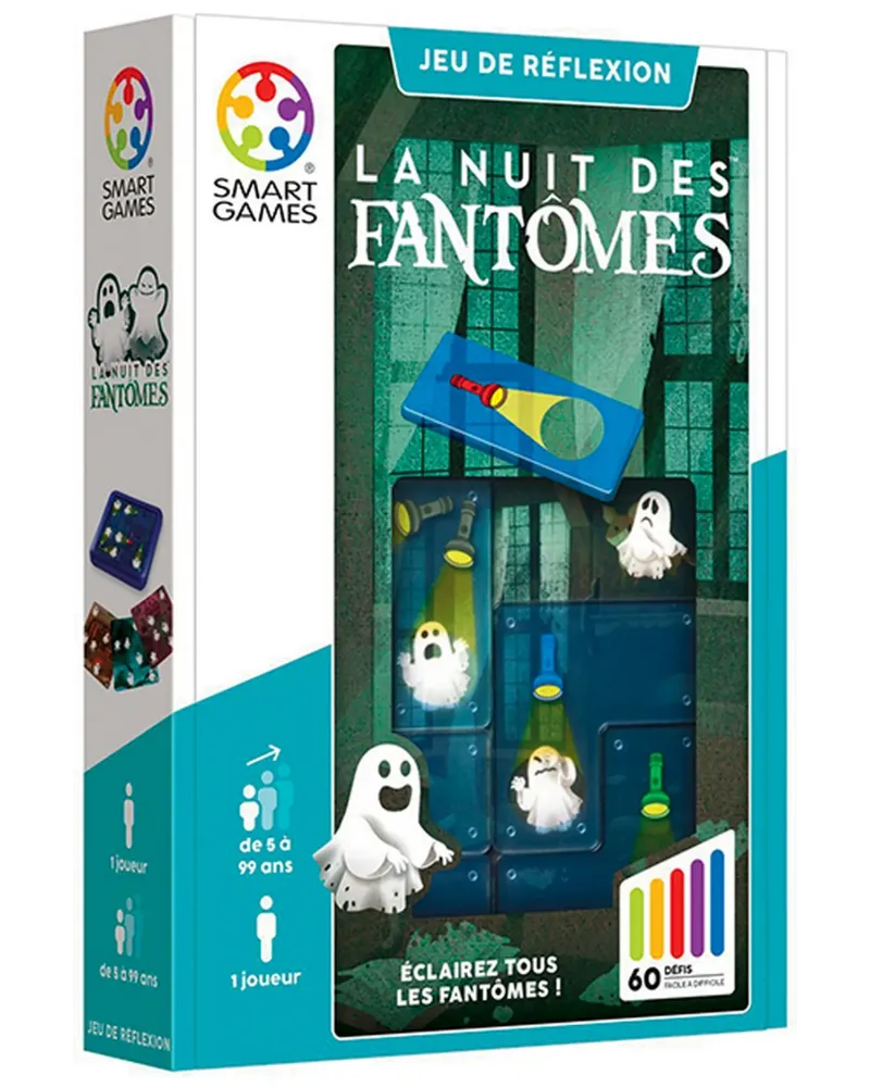 LA NUIT DES FANTOMES 60 DEFIS  Eclaire les fantômes à l'aide des la...