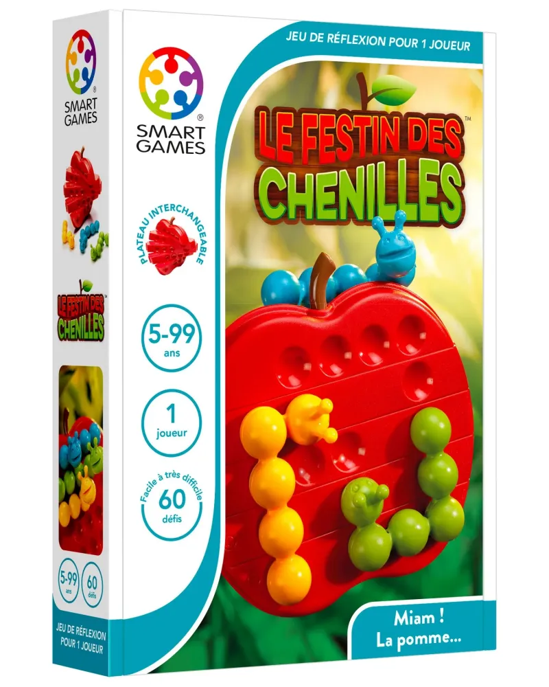 LE FESTIN DES CHENILLES 60 DEFIS  3 chenilles gourmandes ont décidé...