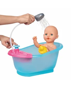BAIGNOIRE DE POUPEE  Pompe l'eau du bain pour laver ton poupon (non...