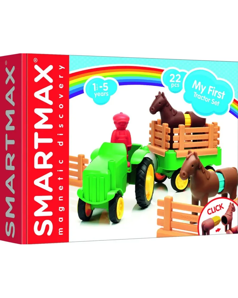 SMARTMAX TRACTEUR DE LA FERME  Construis le tracteur, la remorque e...
