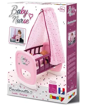 BABY NURSE BERCELONNETTE MAUVE ROSE  Tissu déhoussable et lavable. ...