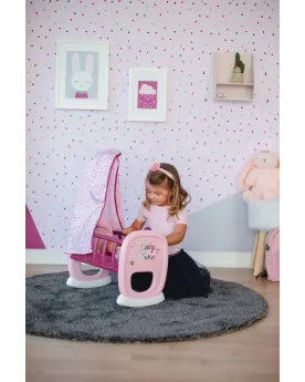 BABY NURSE BERCELONNETTE MAUVE ROSE  Tissu déhoussable et lavable. ...