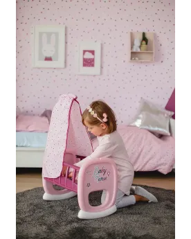 BABY NURSE BERCELONNETTE MAUVE ROSE  Tissu déhoussable et lavable. ...