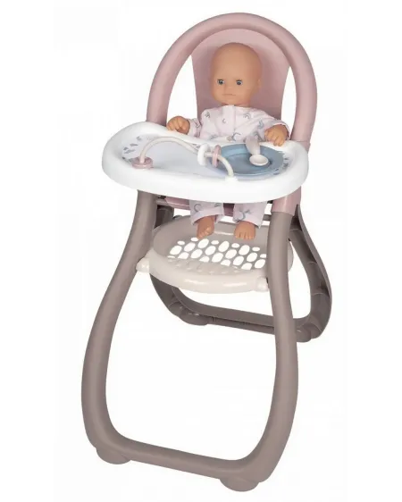 BABY NURSE CHAISE HAUTE MAUVE ROSE  Avec accessoires de repas. 65 H...