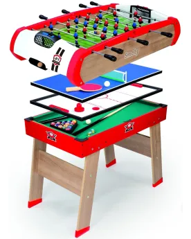 POWERPLAY 4 EN 1 TABLE MULTIJEUX  Robuste, il se transforme en un t...