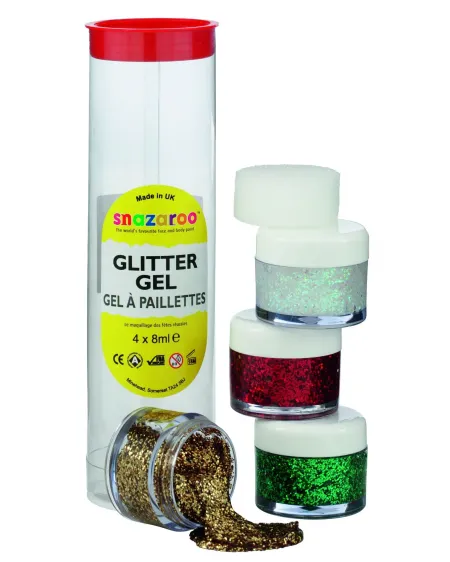 SET DE 4 GELS PAILLETES DT OR  dont un OR. SNA1112955 SNAZAROO Âge ...