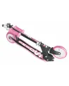 SCOOTER ALU PLIABLE SKIDS ROSE/NOIR  Pliable et légère. Roues 120 m...