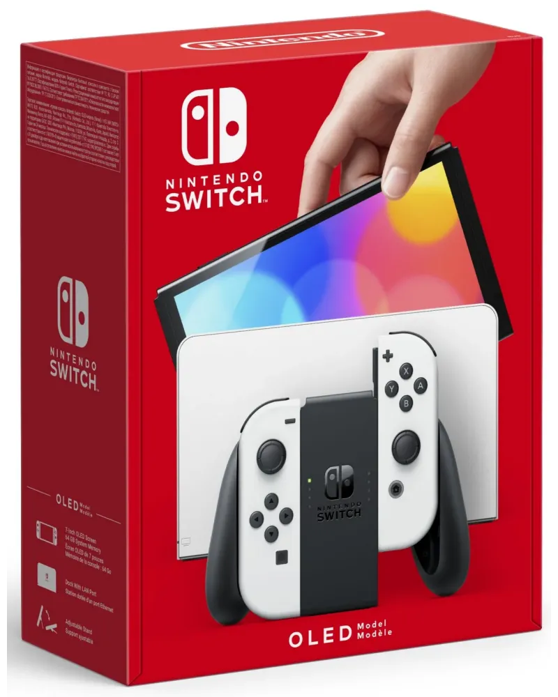 SWITCH CONSOLE OLED BLANCHE   SWT10007454 NINTENDO SWITCH Âge Minim...
