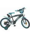 VELO 16" BLUE ICE  Roues gonflables, 2 freins et gourde. TOS16226 T...