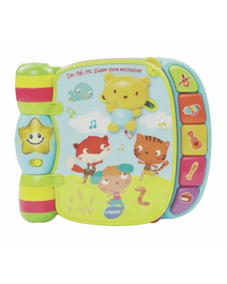 DO RE MI SUPER LIVRE ENCHANTE BLEU Parlant et musical avec 6 compti...