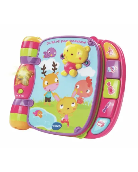 DO RE MI SUPER LIVRE ENCHANTE ROSE  Parlant et musical avec 6 compt...