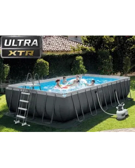 KIT PISCINE RECT 732X366X132 POMPE Technologie hydro aération pour ...