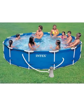 PISCINE SEMI RIGIDE 366X76 + POMPE 2271 366 x 76 H cm. Piscine (cap...