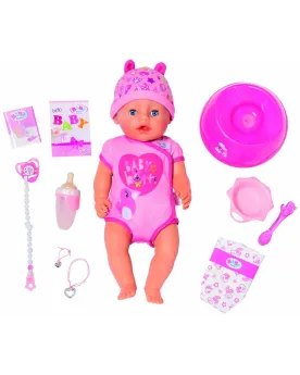 BABY BORN INTERACTIF FILLE  43 cm. 10 fonctions. Il interagit avec ...