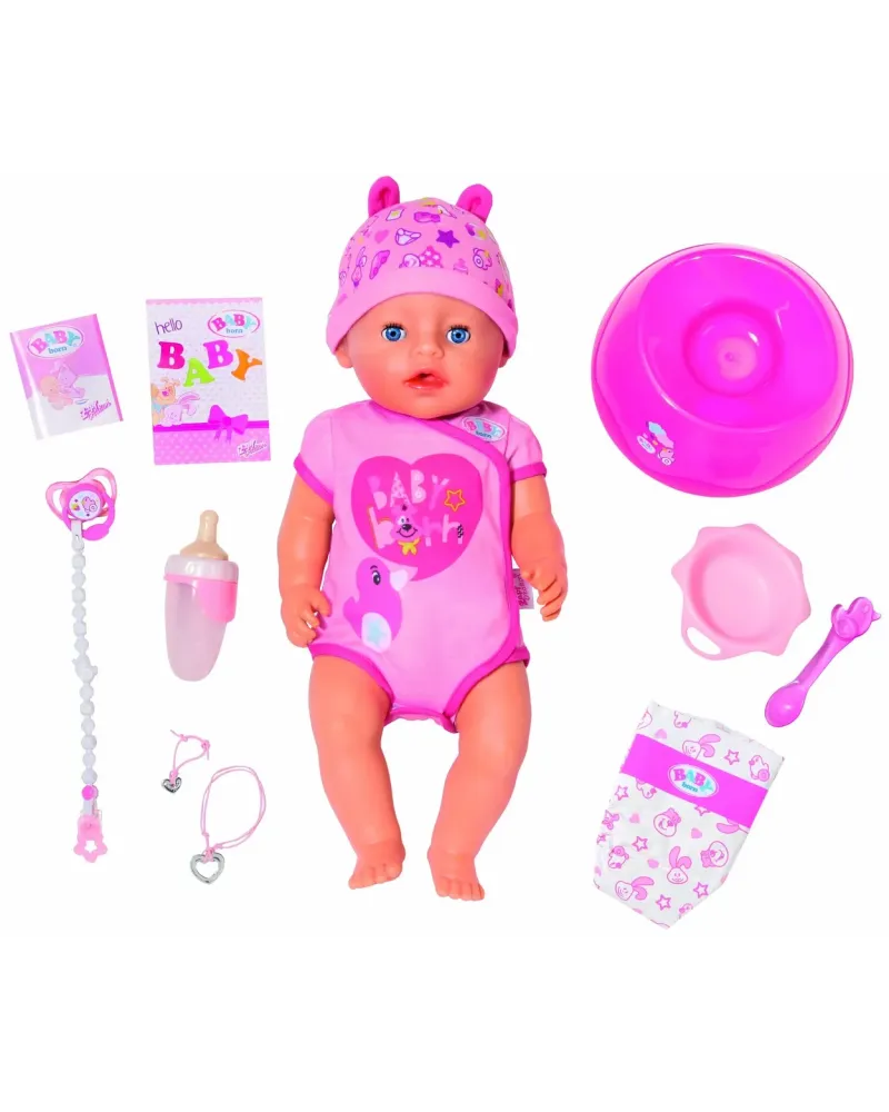 BABY BORN INTERACTIF FILLE  43 cm. 10 fonctions. Il interagit avec ...