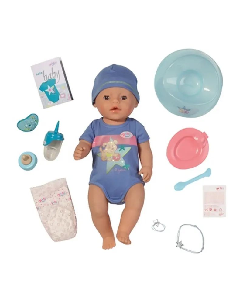 BABY BORN INTERACTIF GARCON  43 cm. 10 fonctions. Il interagit avec...