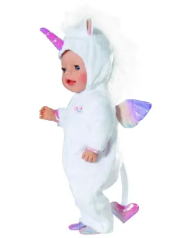 BABY BORN TENUE LICORNE EN PELUCHE  Bébé non inclus. ZAP824955 ZAPF...