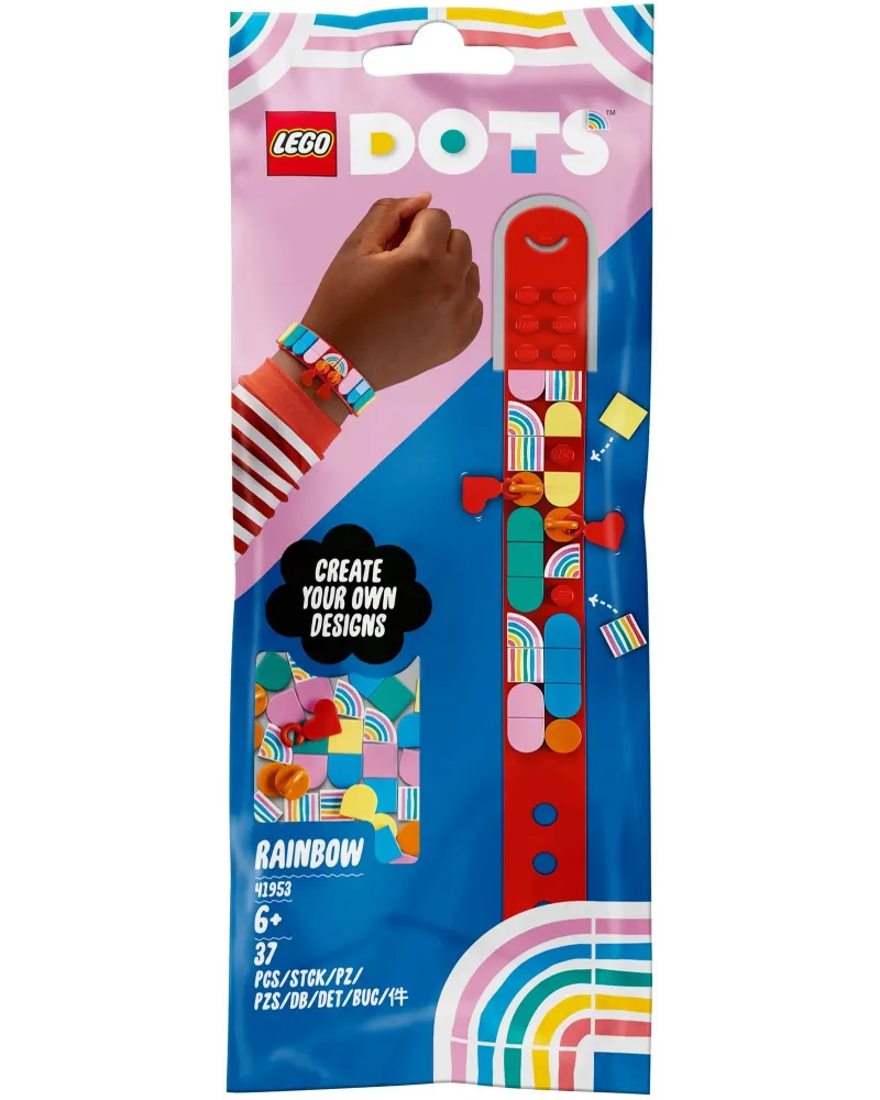 BRACELET AVEC DES CHARMS - ARC-EN-CIEL   LEG41953 LEGO Âge Minimum:...