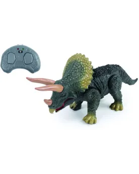R.C. IR TRICERATOPS 25CM L/S  25 cm. Active ton dino via le boitier...
