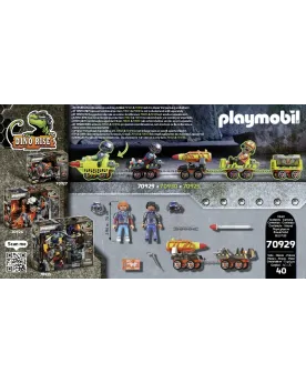 VEHICULE DE TIR POUR DINO MINE   PMB70929 PLAYMOBIL Âge Minimum: 5A...