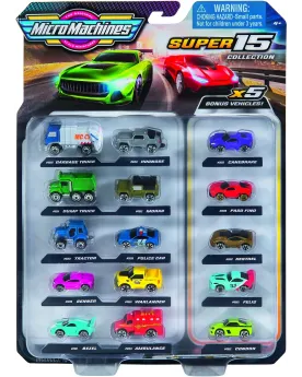 MICRO MACHINES PACK DE 15   BANJW0047 BANDAI Âge Minimum: 4A -Âge M...