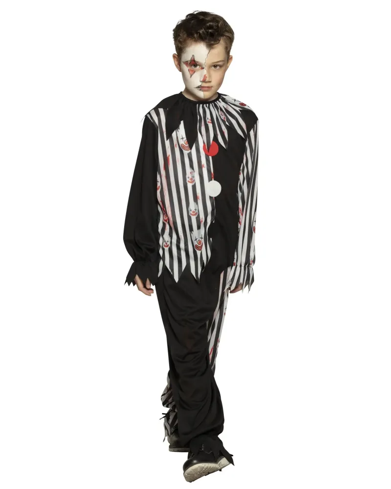 COST CLOWN DE L'HORREUR 10/12ANS  Existe en taille 7/9ans. BLD78139...