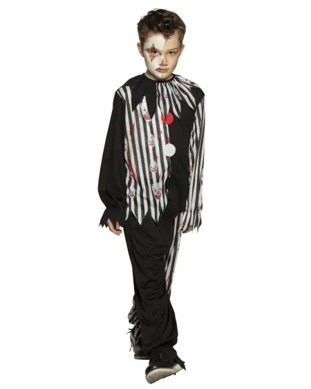 COST CLOWN DE L'HORREUR 10/12ANS  Existe en taille 7/9ans. BLD78139...