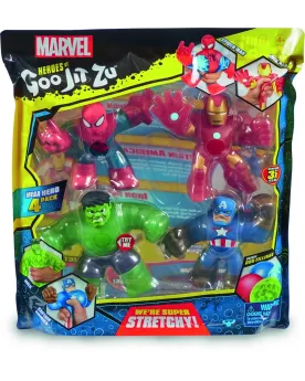 GO JI TSU PACK 4 FIGURINES MARVEL  Les Go Jit Zu sont des figurines...