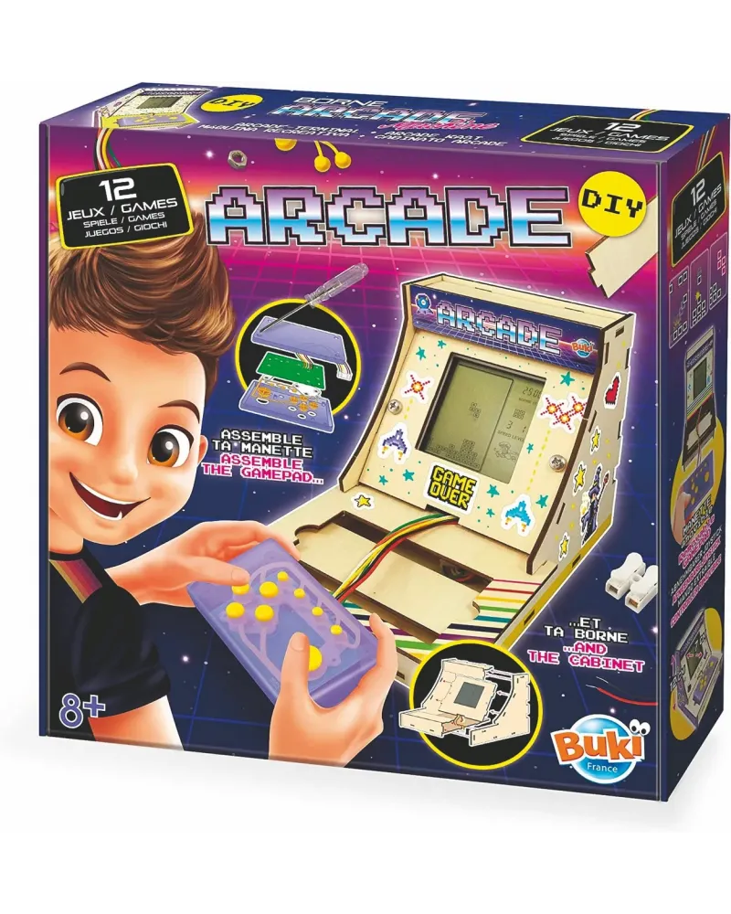 ATELIER BORNE ARCADE 25 JEUX  Construis une borne d'arcade. Inclus ...