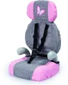SIEGE AUTO POUR POUPEE GRIS/ROSE  Pour des bébés ou poupées jusqu'à...
