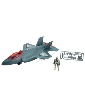 SOLDIER FORCE AVION DE CHASSE F35 + PERS  Il tire des projectiles. ...