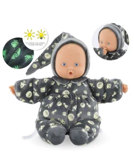 BABIPOUCE BRILLE DANS LA NUIT  28 cm. Il se charge à la lumière. La...