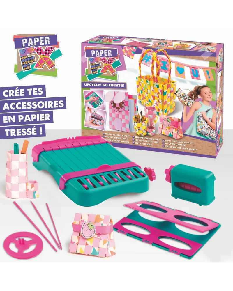 PAPER FX Réutilise et transforme les papiers (magazines, posters, p...