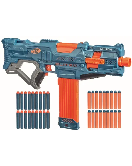 NERF ELITE 2.0 TURBINE CS18  Motorisé, il dispose d'un tir à cadenc...