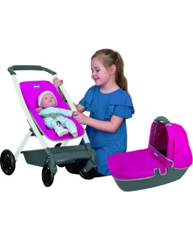 CHICCO LANDAU COMBI 3 EN 1  Landau, poussette et couffin. Hauteur à...