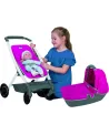CHICCO LANDAU COMBI 3 EN 1  Landau, poussette et couffin. Hauteur à...