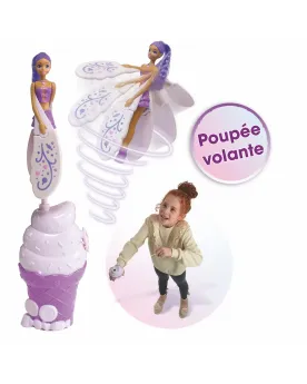 SKY DANCER POURPRE  Pose-la sur la base et tire sur la corde pour l...