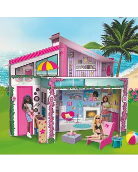 BARBIE VILLA 2 NIVEAUX + ACC. ET POUPEE  Construis cette villa sur ...