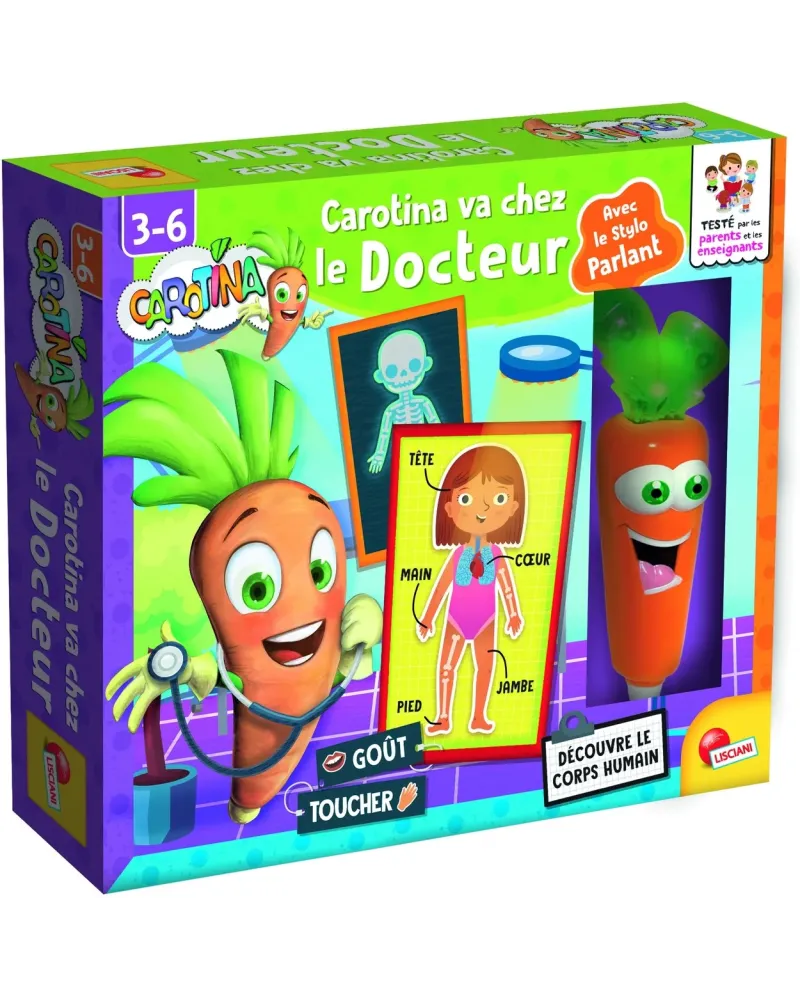 CAROTINA CHEZ LE DOCTEUR  Pour apprendre comment est fait le corps ...
