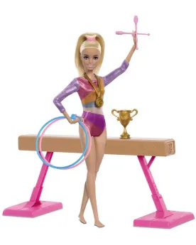 BARBIE COFFRET GYMNASTIQUE Pour développer agilité et sens de l'équ...