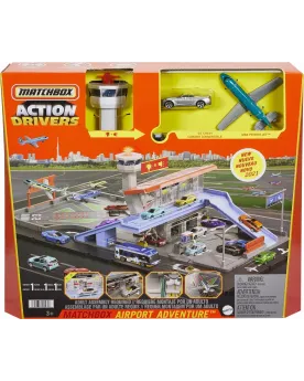 MATCHBOX AEROPORT + SONS  Avec tour de contrôle lumineuse, hall d'e...