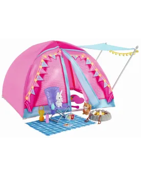 BARBIE CAMPING + 2 POUPEES  Barbie et sa copine sont prêtes pour vi...