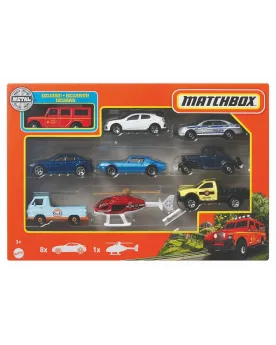 MATCHBOX PACK DE 9 VOITURES  Die cast. MATX7111 MATTEL Âge Minimum:...